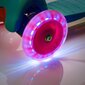Kolmerattaline tõukeratas Meteor Tucan LED, türkiissinine roosa hind ja info | Tõukerattad | kaup24.ee