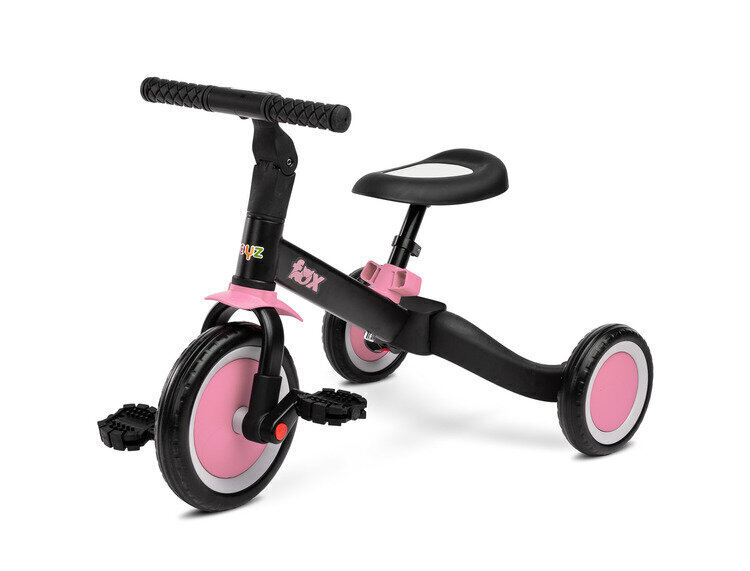 Toyz FOX 2in1 kolmerattaline jalgratas, roosa hind ja info | Jooksurattad | kaup24.ee