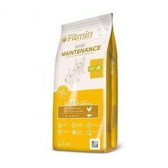 Сухой корм Fitmin Mini Maitenance для взрослых собак, 1,5кг цена и информация | Сухой корм для собак | kaup24.ee