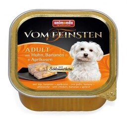 Konserv koertele Animonda Vom Feinsten Pate, kanaliha, banaanide ja aprikoosidega, 150 g hind ja info | Konservid koertele | kaup24.ee