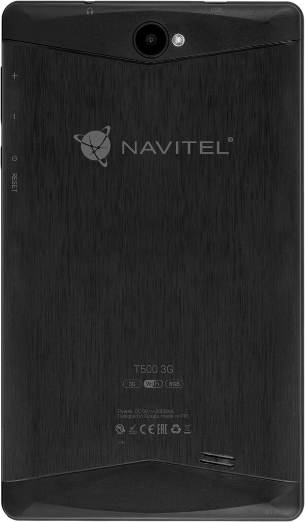 Navitel T500, 7", 3G, Must + Naviteli navigeerimine! цена и информация | Tahvelarvutid | kaup24.ee