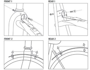 Porilaudade komplekt SKS Beavertail 26/28" hind ja info | Porilauad | kaup24.ee