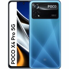 Poco X4 Pro 5G Dual SIM 6/128GB MZB0AZ4EU Laser Blue цена и информация | Мобильные телефоны | kaup24.ee