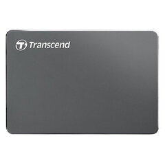 Väline kõvaketas TRANSCEND STOREJET 25C3, 1TB, metalli värvi hind ja info | Välised kõvakettad (SSD, HDD) | kaup24.ee