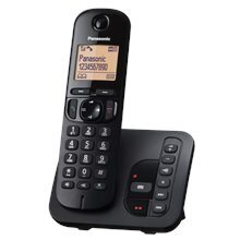 Juhtmevaba lauaatelefon Panasonic KX-TGC220FXB , must hind ja info | Lauatelefonid | kaup24.ee