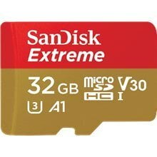 Mälukaart seikluskaamerale SANDISK Secure Digital micro Extreme Action Camera 32GB 100MB/s A1/Class 10 /V30/UHS-I/U3 цена и информация | Карты памяти для телефонов | kaup24.ee