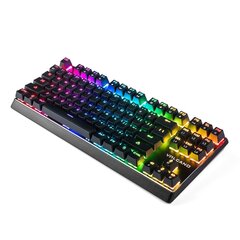 Juhtmega klaviatuur Modecom Volcano Lanparty RGB, Must hind ja info | Klaviatuurid | kaup24.ee