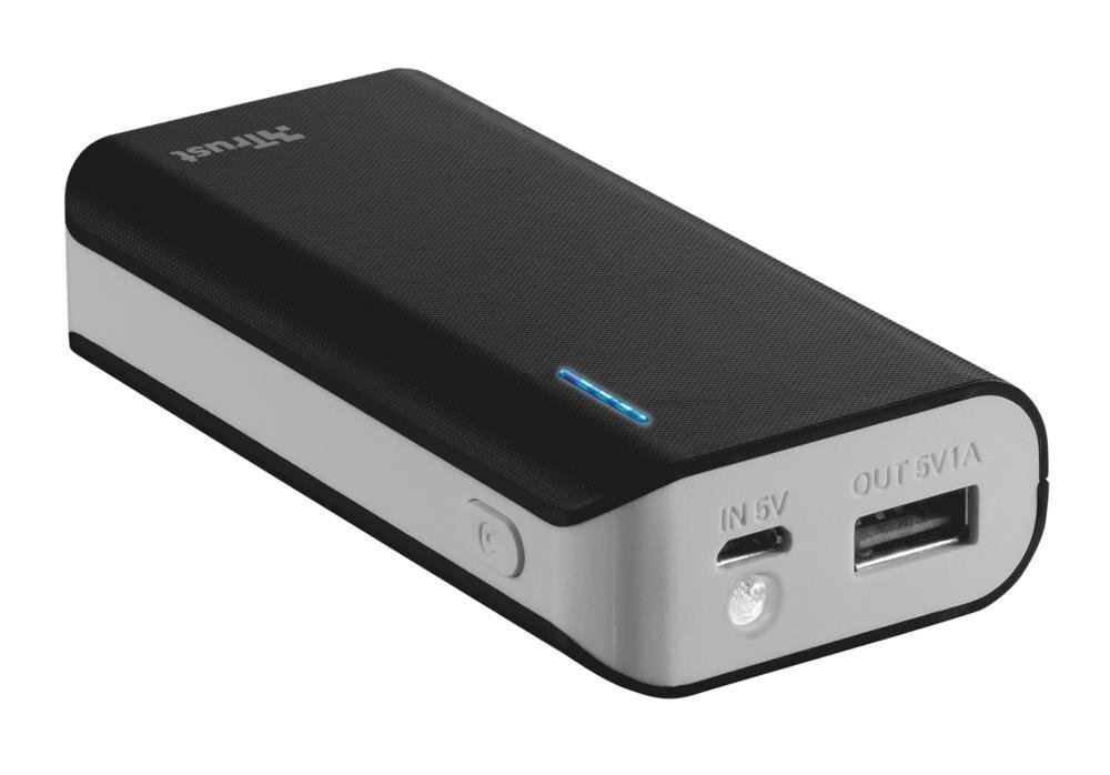 Akupank POWER BANK USB 5200MAH PORTAB./BLACK PRIMO 21635 TRUST hind ja info | Akupangad | kaup24.ee