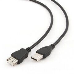 Kaabel Gembird USB2 AM-AF 3M/CCP-USB2-AMAF-10 hind ja info | Kaablid ja juhtmed | kaup24.ee