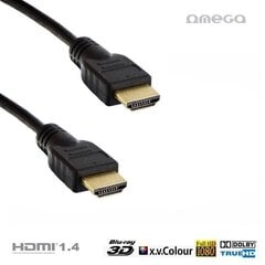 OMEGA кабель HDMI v.1.4, черный, 3 м цена и информация | Кабели и провода | kaup24.ee