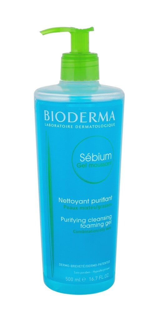Näopuhastus geel rasusele nahale Bioderma Sebium Purifying 500 ml hind ja info | Näopuhastusvahendid | kaup24.ee