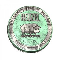 Reuzel Green Hog Grease Medium Hold - Воск для волос, укладка средней фиксации, удобный формат для путешествий, 35 г цена и информация | Средства для укладки волос | kaup24.ee