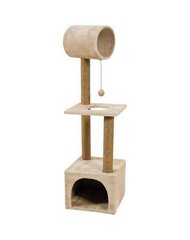 Zolux scratching post Trio for cats 35x35x123cm - grey hind ja info | Kassi ronimispuud | kaup24.ee
