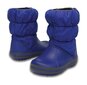 Poiste talvesaapad Crocs™ Winter Puff Boot Kids, Blue/Light grey цена и информация | Laste talvesaapad | kaup24.ee