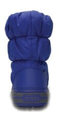 Poiste talvesaapad Crocs™ Winter Puff Boot Kids, Blue/Light grey цена и информация | Детская зимняя обувь | kaup24.ee