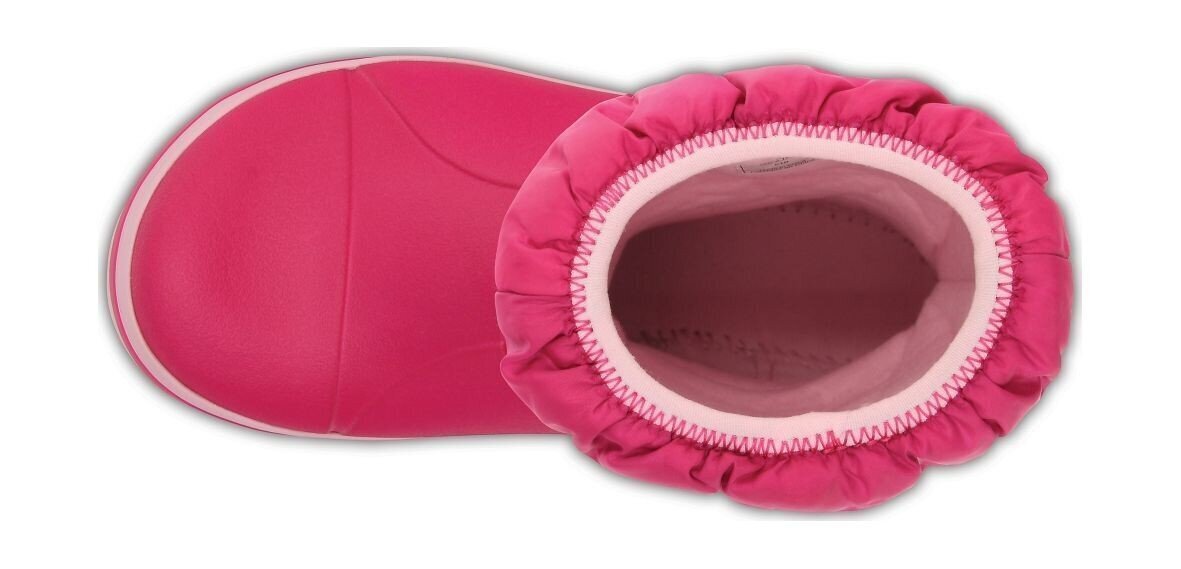 Tüdrukute talvesaapad Crocs™ Winter Puff Boot Kids, Candy Pink hind ja info | Laste talvesaapad | kaup24.ee