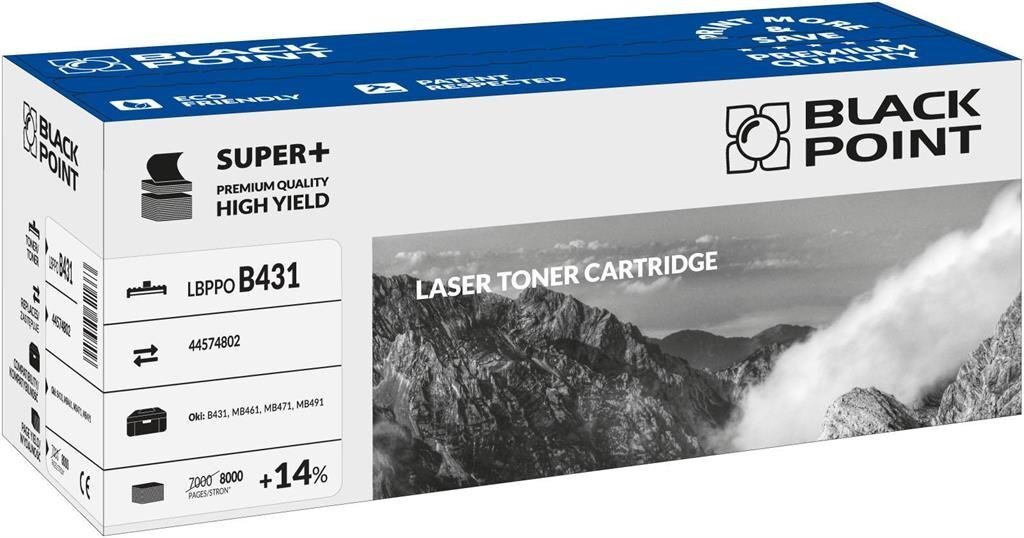 Toner Black Point LBPPOB431 | Black | 8 000 pp | Oki 44574802 hind ja info | Laserprinteri toonerid | kaup24.ee