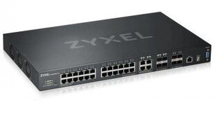 ZYXEL XGS4600-32F GBE L3 MAN 24XSFP 4XRJ45/SFP 4X10GBE SFP+ hind ja info | Ruuterid | kaup24.ee