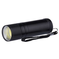 Металлический фонарик Emos 3W COB LED, 3x AAA цена и информация | Фонарики, прожекторы | kaup24.ee