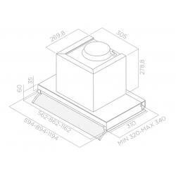 Elica BOXIN IX/A/86 hind ja info | Õhupuhastid | kaup24.ee