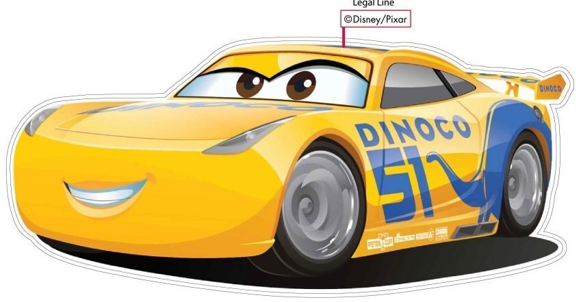 Laste seinakleebis Disney Cars III цена и информация | Seinakleebised | kaup24.ee