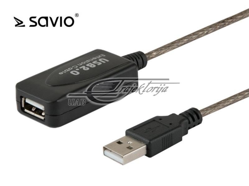 SAVIO 5M USB TYPE A - USB TYPE A CL-76 hind ja info | Kaablid ja juhtmed | kaup24.ee