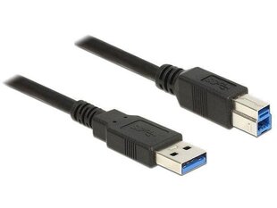 Delock Cable USB 3.0 Type-A male > USB 3.0 Type-B male 2m black hind ja info | Delock Kodumasinad, kodutehnika | kaup24.ee