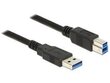 Kaabel Delock USB 3.0 Type-A male > USB 3.0 Type-B male 5m, must цена и информация | Kaablid ja juhtmed | kaup24.ee