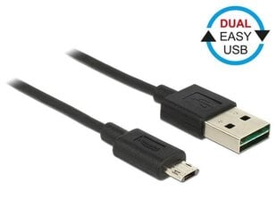 Delock - Kaabel Micro USB AM-BM DUAL EASY-USB 50cm hind ja info | Delock Kodumasinad, kodutehnika | kaup24.ee