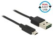 Delock - Kaabel Micro USB AM-BM DUAL EASY-USB 50cm hind ja info | Kaablid ja juhtmed | kaup24.ee