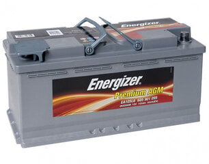 Aku Energizer Premium AGM 105Ah 950A hind ja info | Akud | kaup24.ee