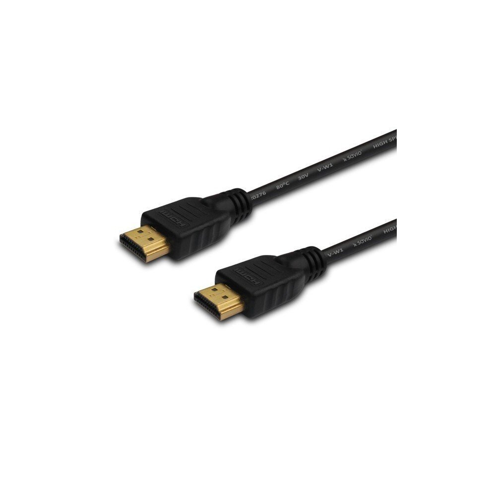 Kaabel Elmak HDMI - HDMI 1m (SAVIO CL-37) hind ja info | Kaablid ja juhtmed | kaup24.ee