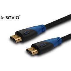 Savio CL02, HDMI, 1.5 m hind ja info | Kaablid ja juhtmed | kaup24.ee