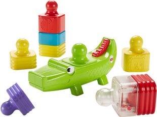 Imikute krokodill ja klotsid hind ja info | Imikute mänguasjad | kaup24.ee