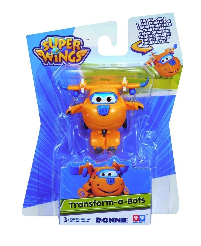 SUPER WINGS Transformeeruv Donnie (6,5 cm) цена и информация | Poiste mänguasjad | kaup24.ee