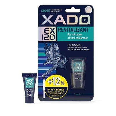 Revitalisant Xado EX120 kütuse sissepritsesüsteemidele hind ja info | Kütuse- ja õlilisandid | kaup24.ee