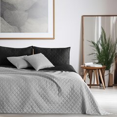 Kahepoolne voodikate Axel Silver Black, 170x210 cm hind ja info | Voodikatted, pleedid | kaup24.ee