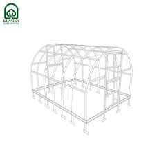 Теплица KLASIKA  18 м2 (3x6 м) c 4 мм поликарбонатным покрытием цена и информация | Теплицы | kaup24.ee