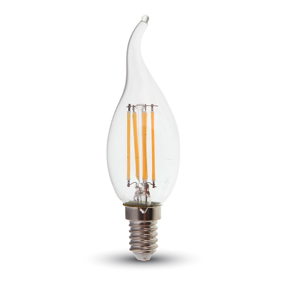 4W LED pirn COG V-TAC E14, küünlakujuline, (3000K) soe valge, dimmerdatav hind ja info | Lambipirnid, lambid | kaup24.ee