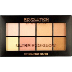 Корректирующая, высветляющая палитра Makeup Revolution London Ultra Pro Glow 20 г цена и информация | Бронзеры (бронзаторы), румяна | kaup24.ee