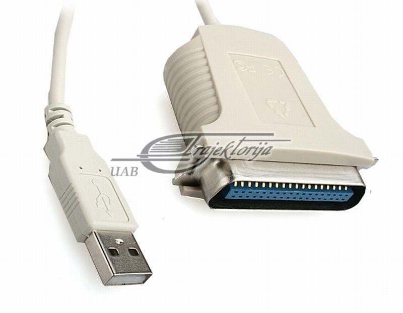 Adapter Gembird USB - LPT Centr onics цена и информация | Kaablid ja juhtmed | kaup24.ee