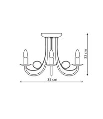 Laelamp PERLAS, valge hind ja info | Light Prestige Mööbel ja sisustus | kaup24.ee