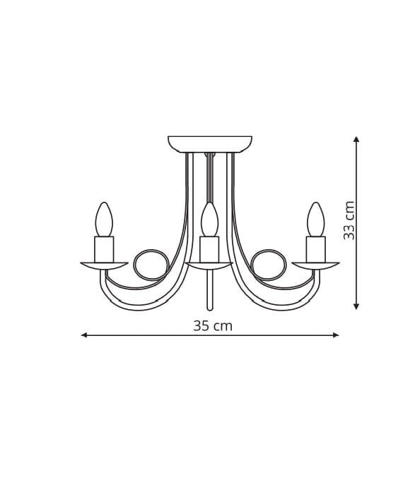 Laelamp PERLAS, valge hind ja info | Rippvalgustid | kaup24.ee