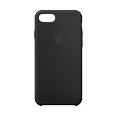 Kaitseümbris Apple iPhone 8 / 7 Silicone Case, Must hind ja info | Telefoni kaaned, ümbrised | kaup24.ee