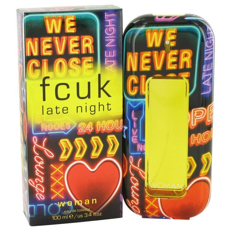 Tualettvesi FCUK Late Night Woman EDT naistele 100 ml hind ja info | Naiste parfüümid | kaup24.ee