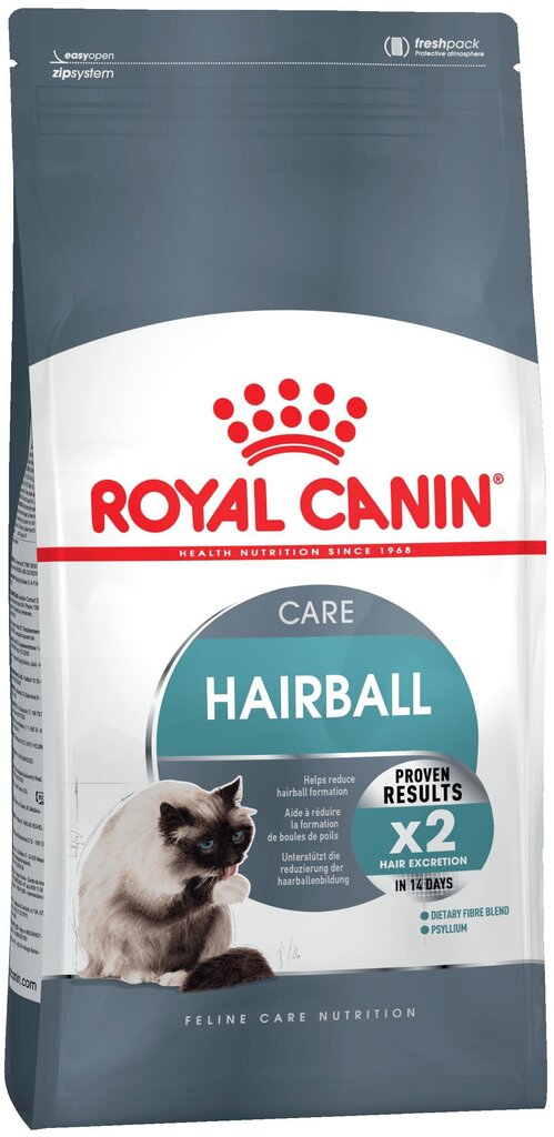 Kassitoit Royal Canin Cat Intense Hairball 2 kg цена и информация | Kuivtoit kassidele | kaup24.ee
