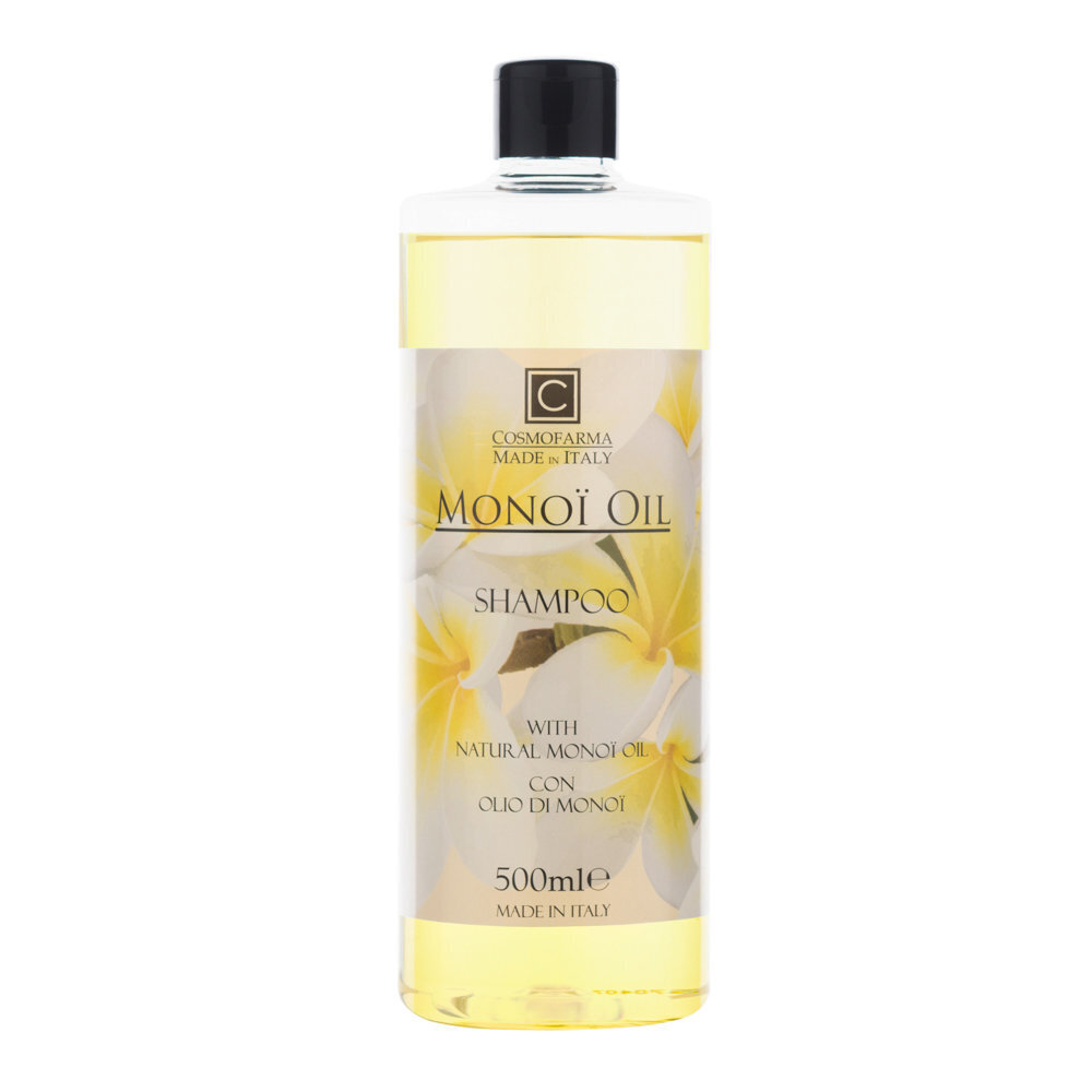 Niisutav šampoon koos Tahiti gardeenia õie õliga Cosmofarma Monoi Oil 500 ml цена и информация | Šampoonid | kaup24.ee