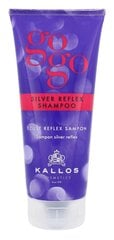 Kallos Cosmetics Gogo Silver Reflex šampoon 200 ml цена и информация | Шампуни | kaup24.ee