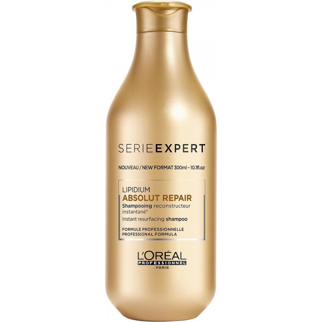 L'OREAL PROFESSIONNEL Absolut Repair Lipidium šampoon 300ml цена и информация | Šampoonid | kaup24.ee