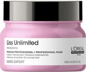 Разглаживающая маска для волос L'Oreal Professionnel Liss Unlimited Expert, 250 мл цена и информация | Маски, масла, сыворотки | kaup24.ee